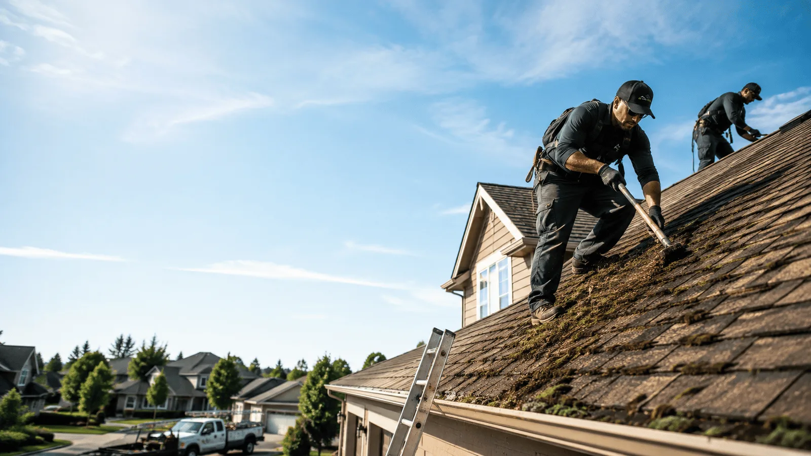 Roof Moss Removal in Ellinger, TX near me